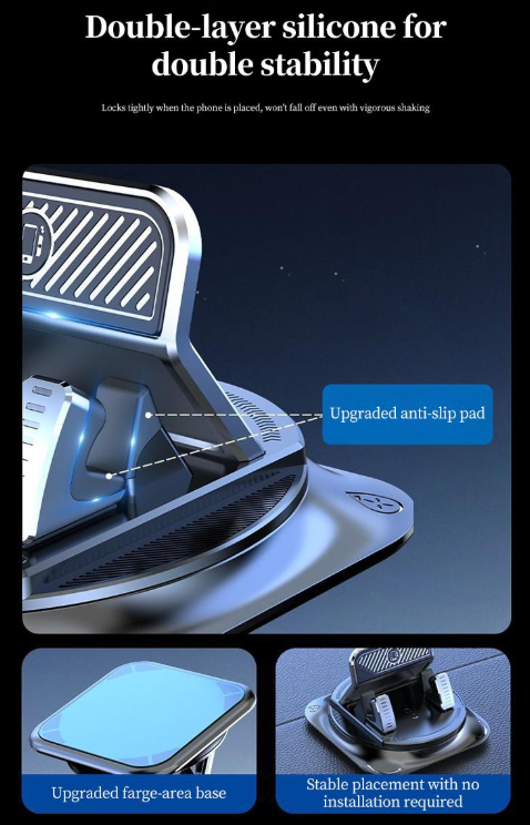 🚗Car phone holder 360 degree rotation