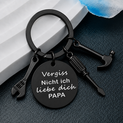 🎁Father's Day Keychain, Fashion Accessory with Hammer