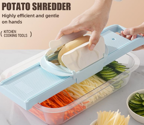 🔪2-in-1 Multi-Function Handheld Slicer and Shredder