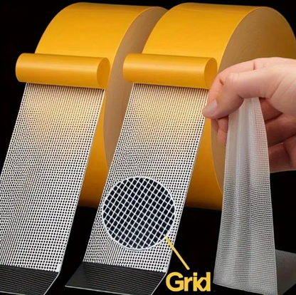 🔧High-viscosity seamless mesh fabric base double-sided adhesive