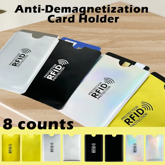 📏Anti-scan RFID shielding card sleeve