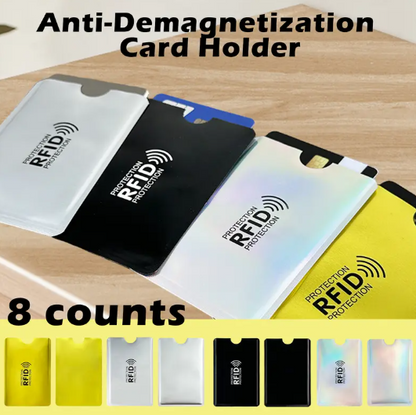 📏Anti-scan RFID shielding card sleeve