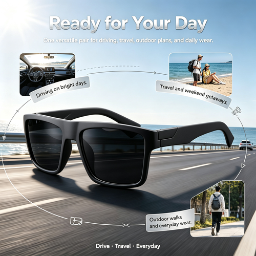 🕶️Men's Polarized Sunglasses – Suitable for Driving, Fishing, and Golfing