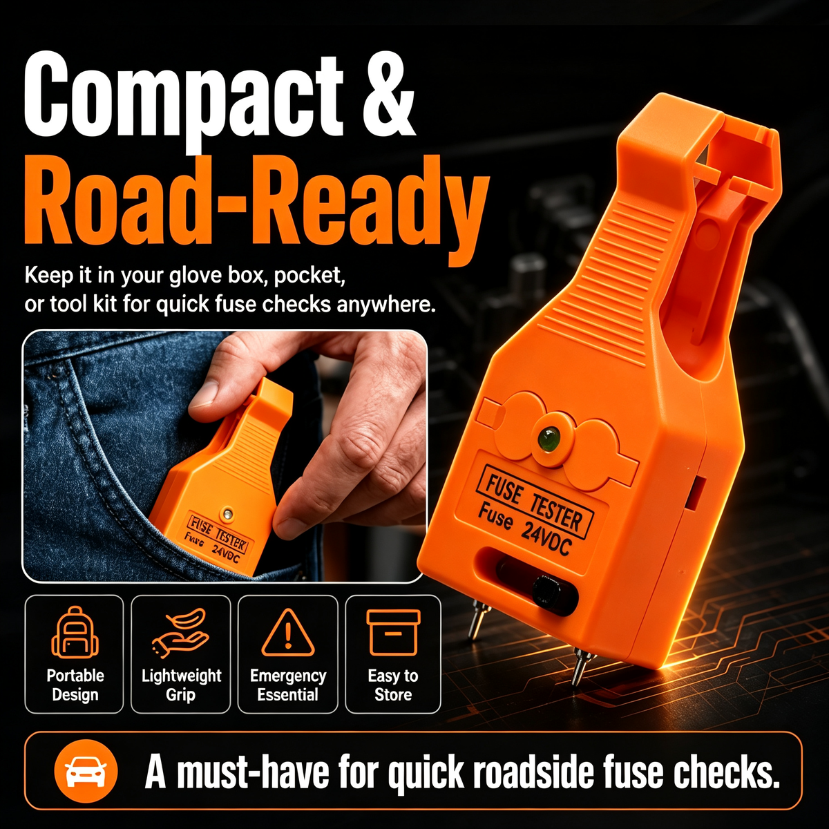 ⚙️2-in-1 Car Fuse Tester & Puller