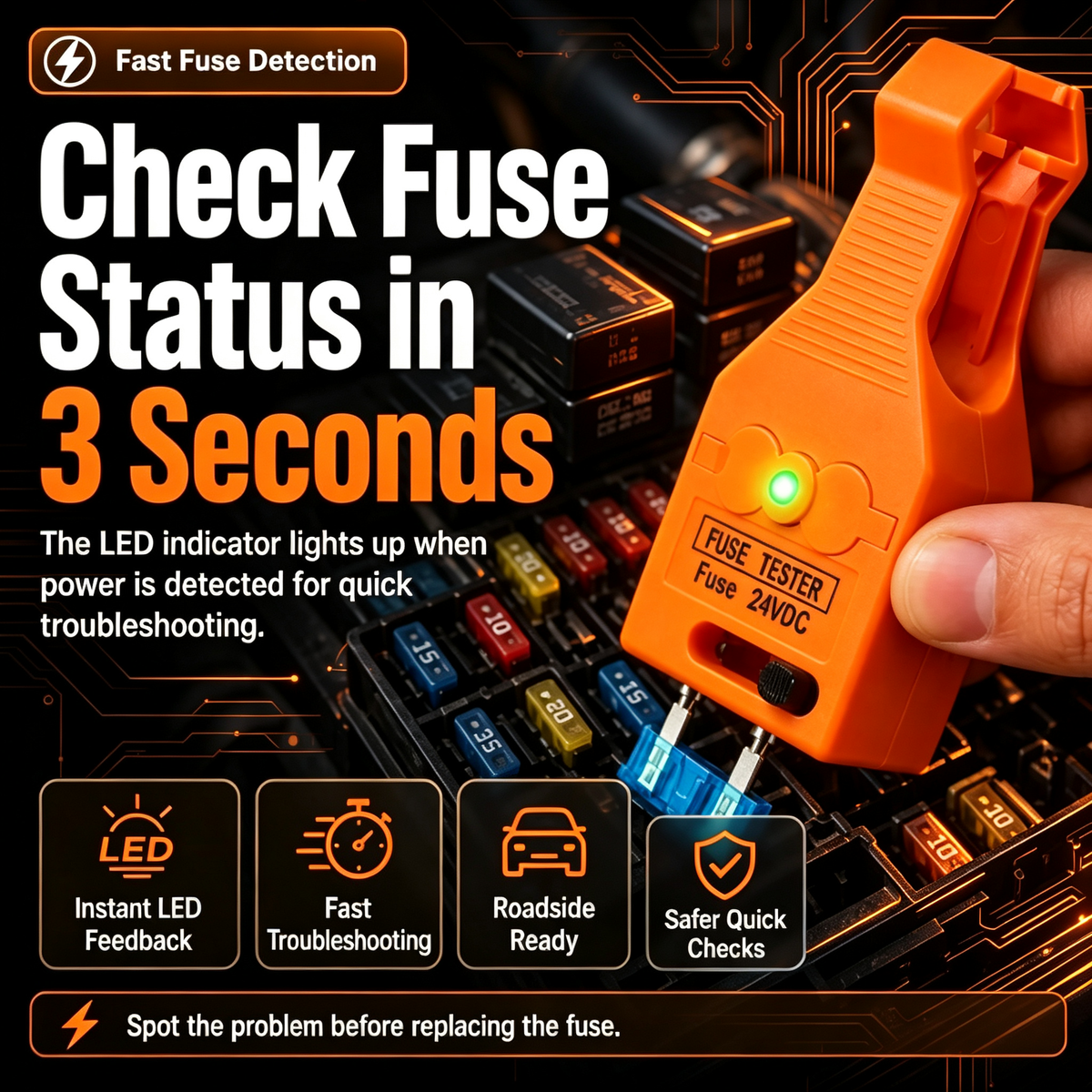 ⚙️2-in-1 Car Fuse Tester & Puller