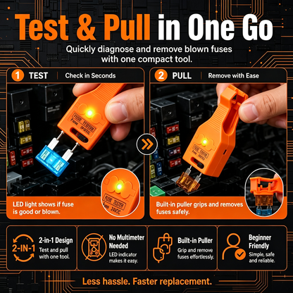 ⚙️2-in-1 Car Fuse Tester & Puller