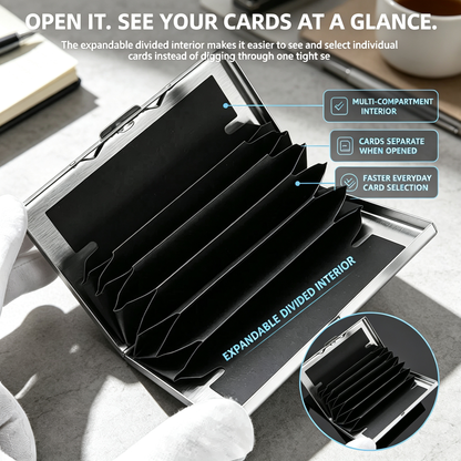 💳Stainless Steel Multi-Card Holder