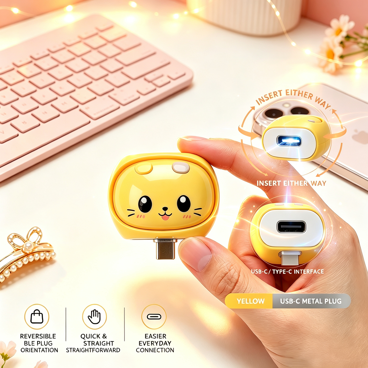 ⚡USB-C Automatic Full-Charge Disconnect Adapter