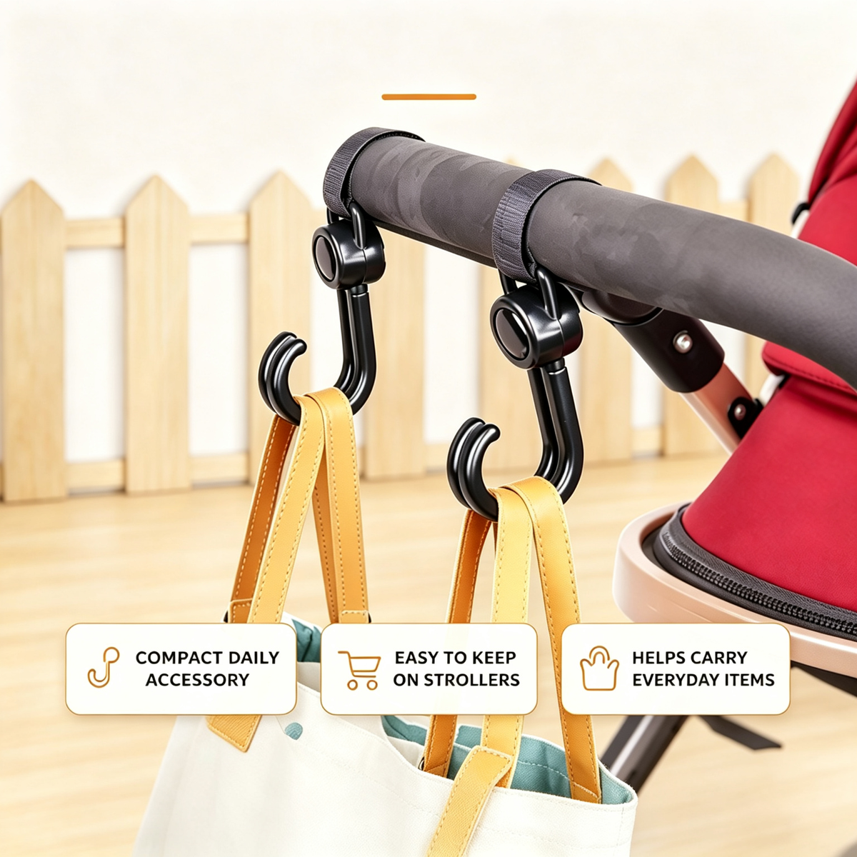🧷Multi-Purpose Rotating Double Bag Hook(2Pcs)