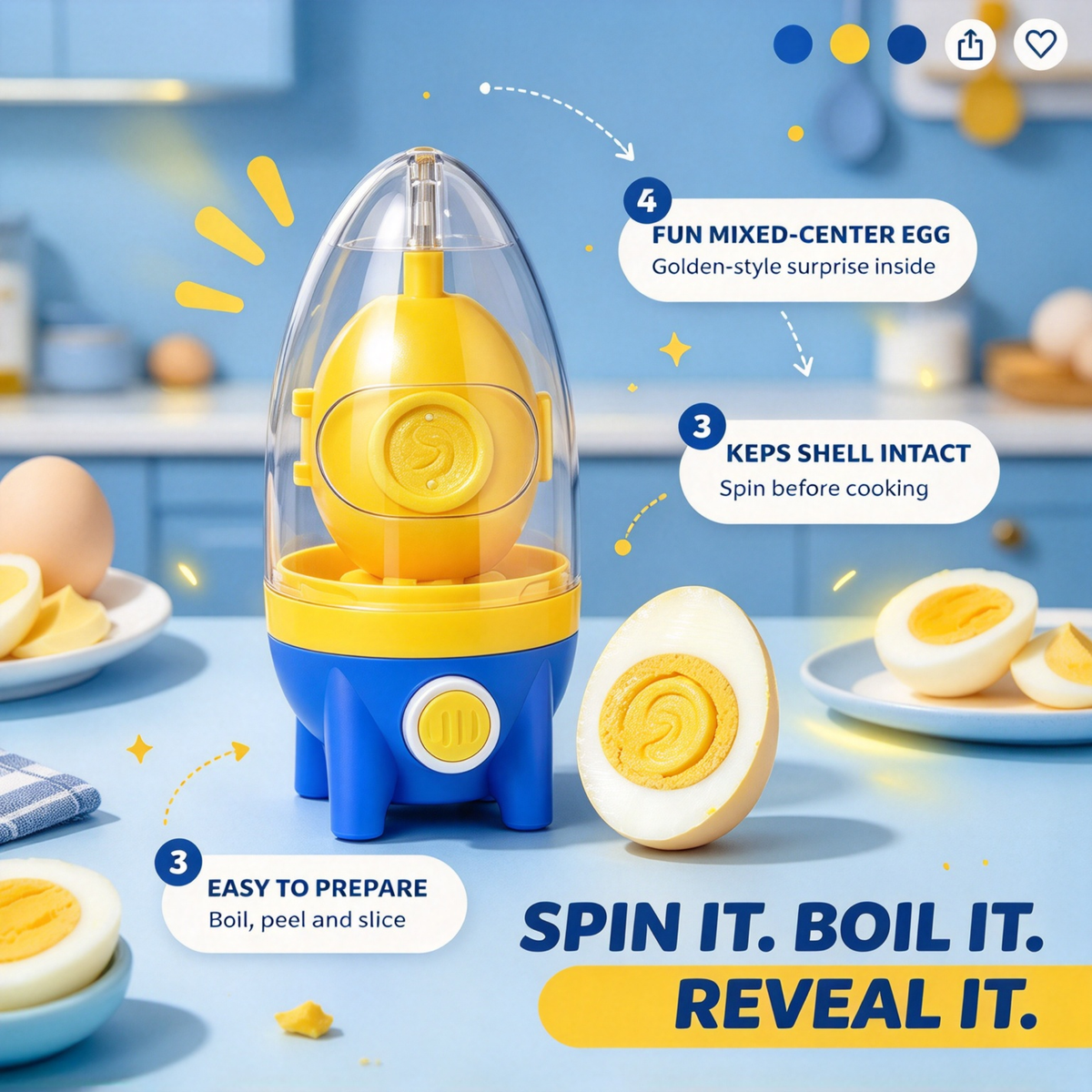 ✨Pull-Cord Egg Mixer