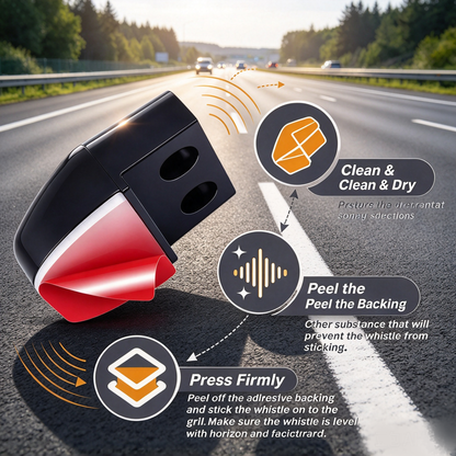 🔋Wind-Activated Deer Warning Whistles