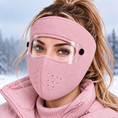 🧣Winter Fleece Face Mask (2-Pack, with Detachable Goggles)