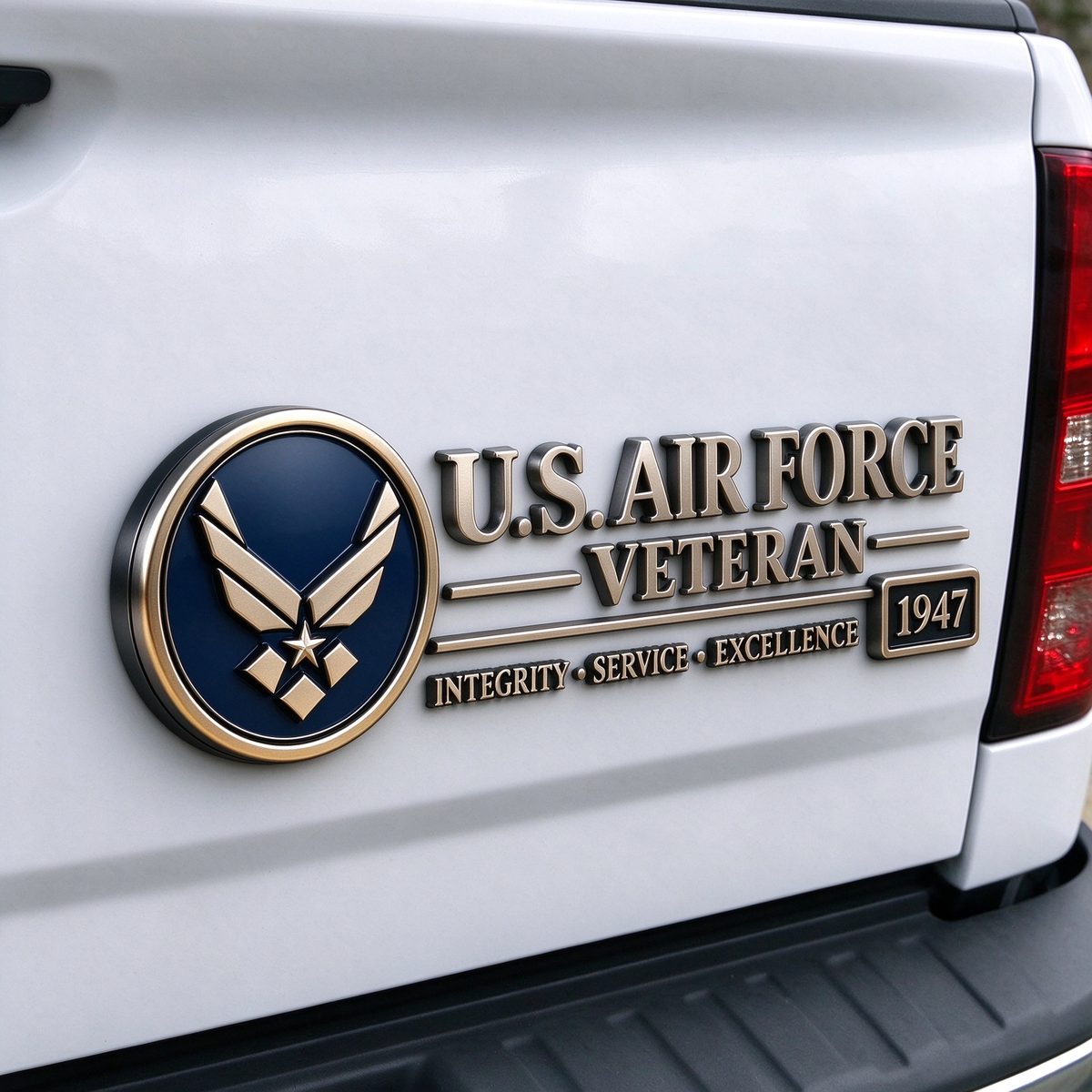 ⚜️3D Metal Veteran Honor Auto Badge