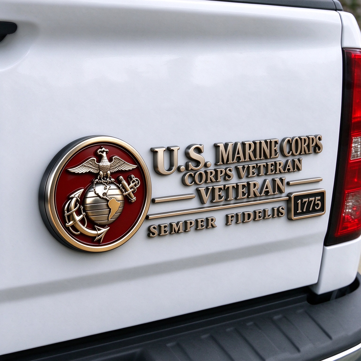 ⚜️3D Metal Veteran Honor Auto Badge