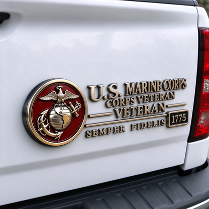 ⚜️3D Metal Veteran Honor Auto Badge