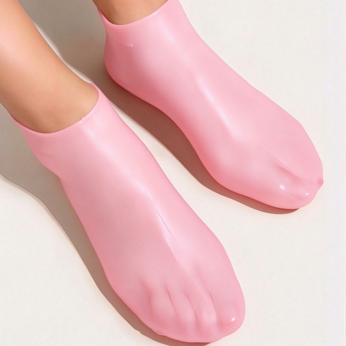 🦶 Reusable Silicone Moisturizing Socks for Dry, Rough Feet – Soft & Stretchy, 1 Pair