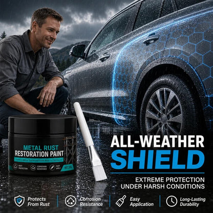 🖤 Restore Rusty Metal Without Replacing It – Black Repair Paste for Gates, Fences & Outdoor Surfaces