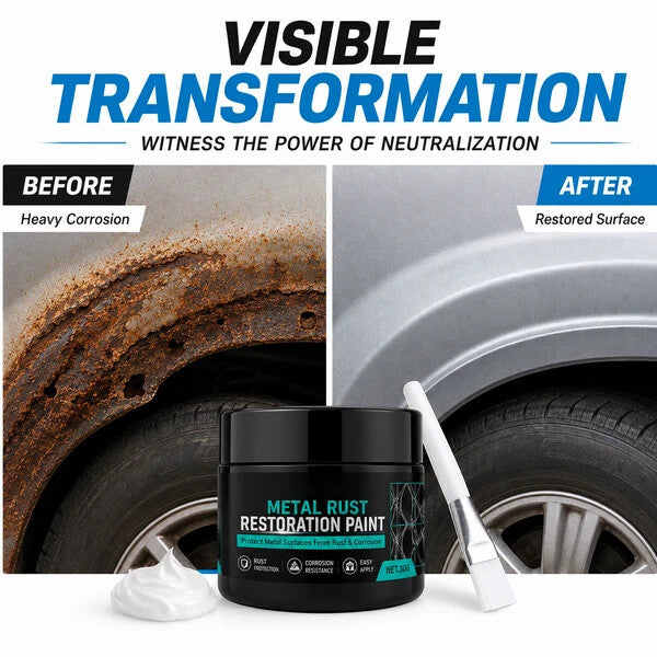 🖤 Restore Rusty Metal Without Replacing It – Black Repair Paste for Gates, Fences & Outdoor Surfaces