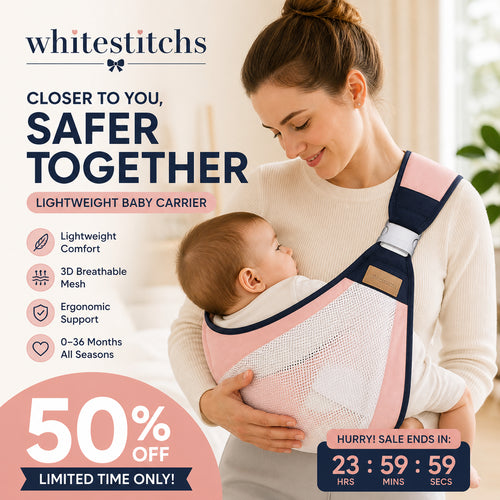 👶 4-in-1 Breathable Baby Carrier – 0-36 Months, Front/Back/Facing In/Out – Hands-Free