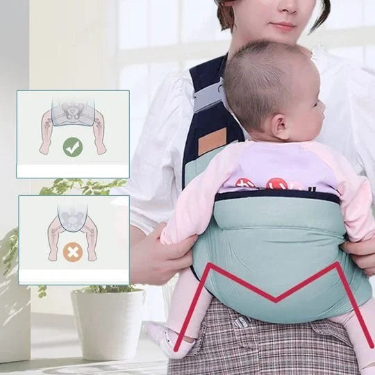 👶 4-in-1 Breathable Baby Carrier – 0-36 Months, Front/Back/Facing In/Out – Hands-Free