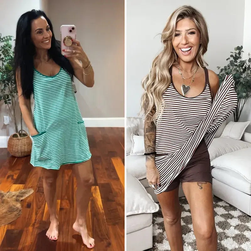 🔥Hot Sale 49% off🌟Women's Summer Athletic Mini Dress Sleeveless