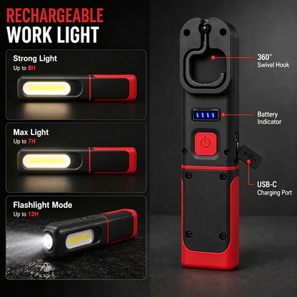 Magnetic Rechargeable Work Light
