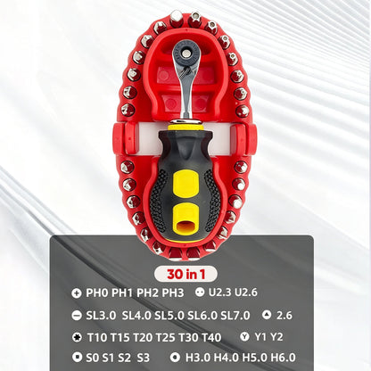 Fvaulity™ Multifunctional Tooth-Shaped Screwdriver Set
