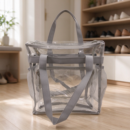 👛Transparent large capacity handbag