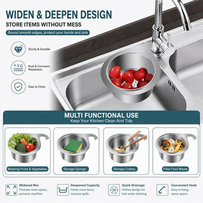 Stainless Steel Swan Sink Strainer Basket