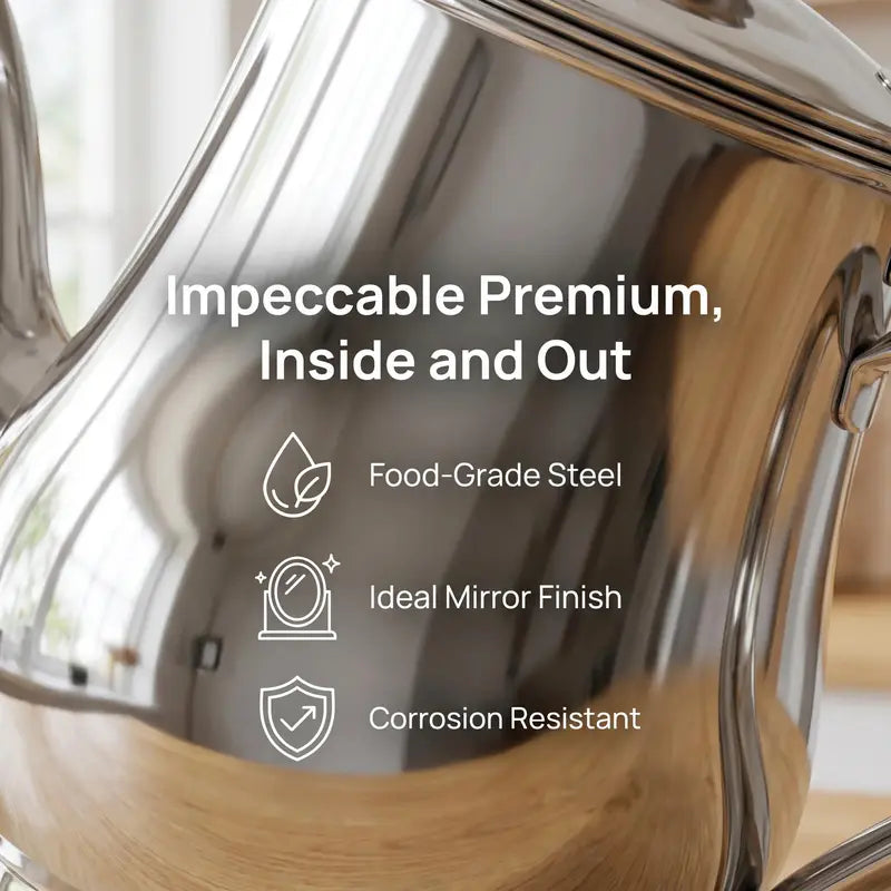 Stainless Steel Grease Container with Strainer