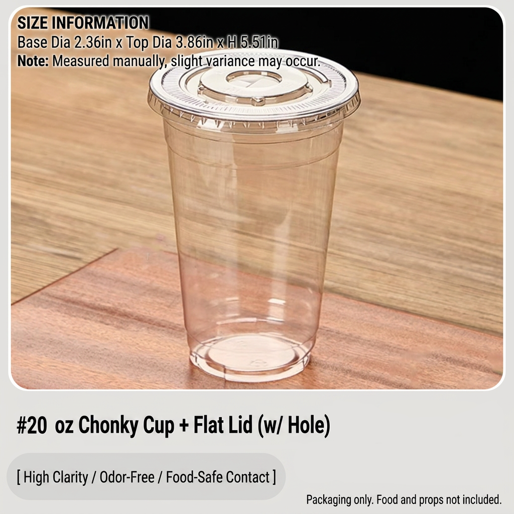 🚰Disposable To-Go Plastic Cups with Lids, 10 Pack