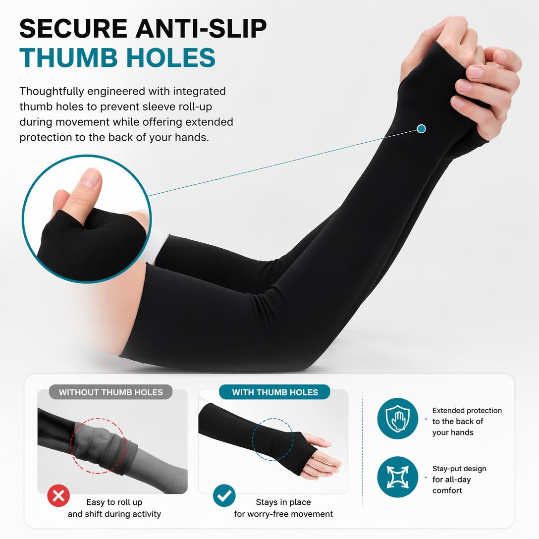☀️❄️Unisex quick-drying compression arm protectors