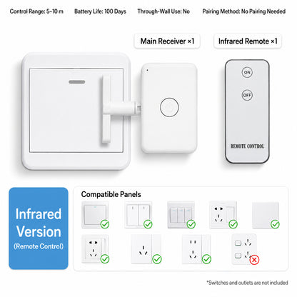🔥 No-Wiring Wireless Light Switch Pusher | Control Lights From Your Bed 💡