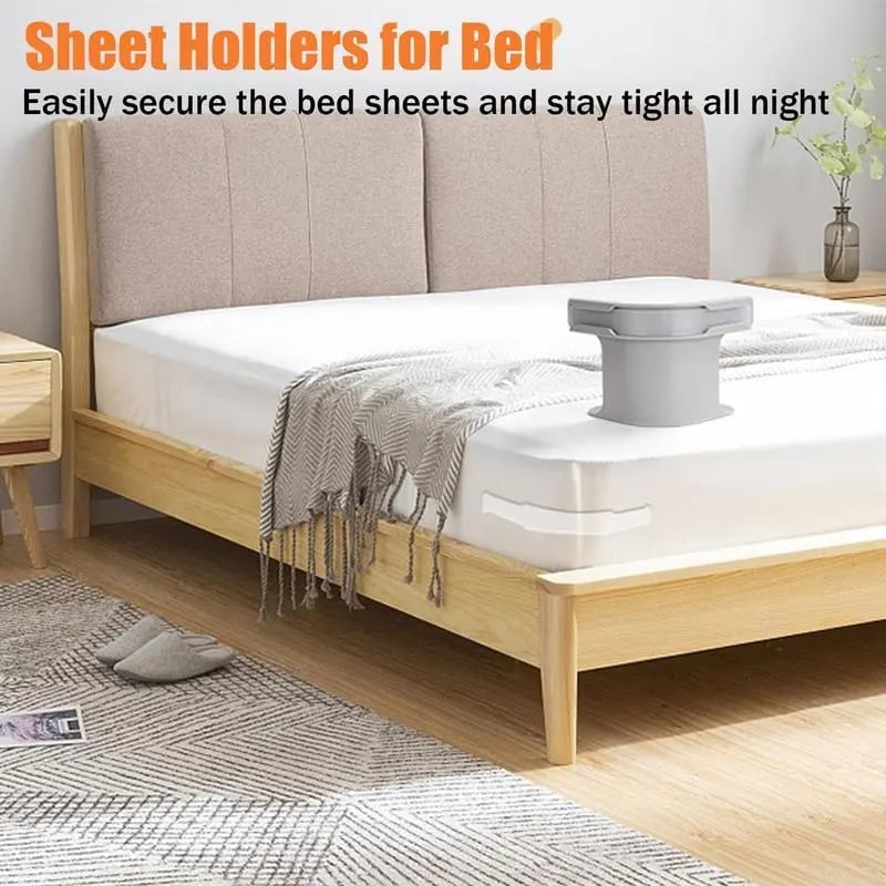 🛌🔒 Summervibes-Lock Sheet Holders Set of 4