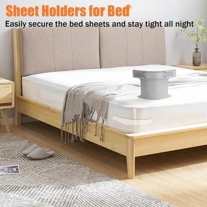 🛌🔒 Summervibes-Lock Sheet Holders Set of 4