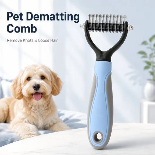 🐾 Pet Grooming and Coat Detangling Comb Care Brush