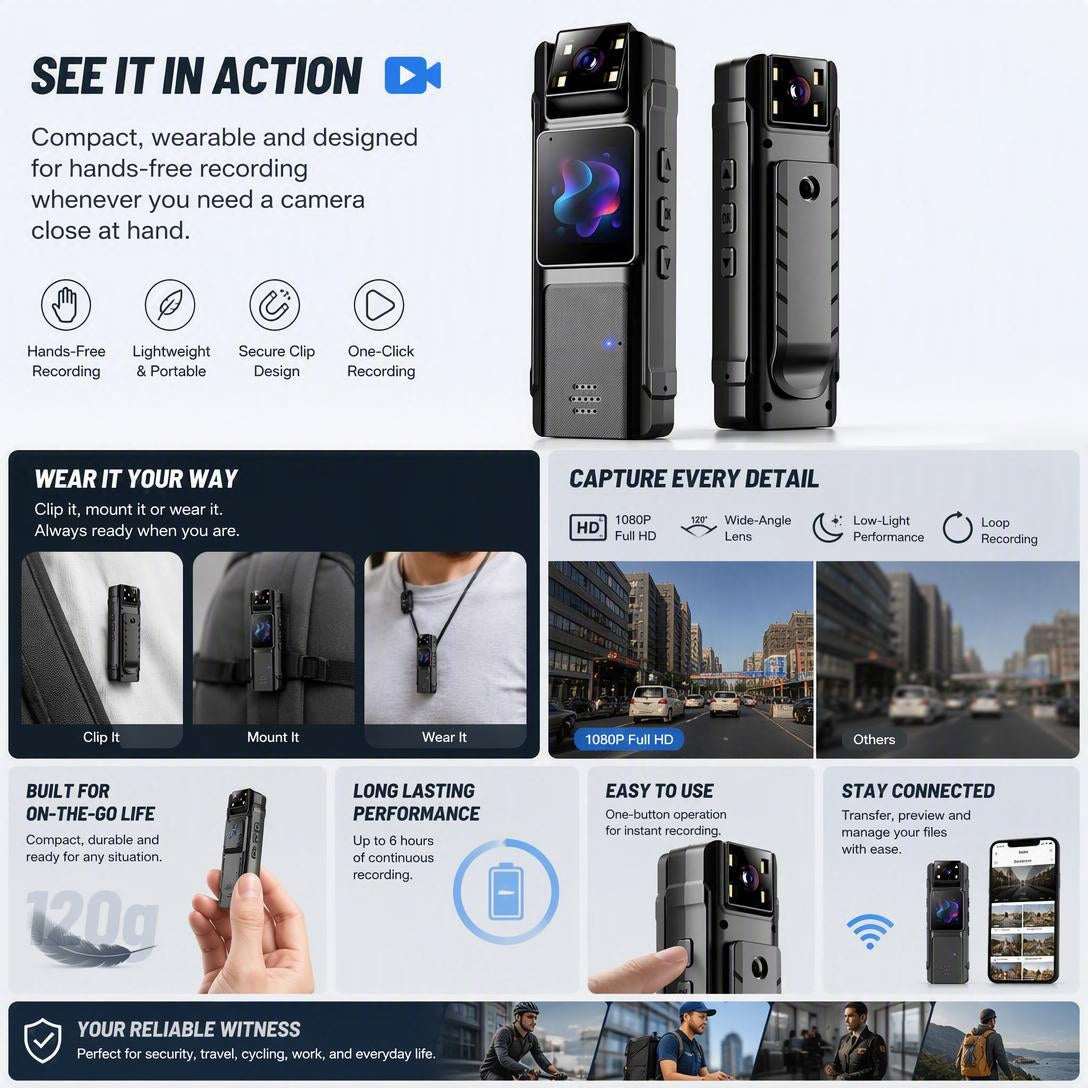 Portable Body Recording Device