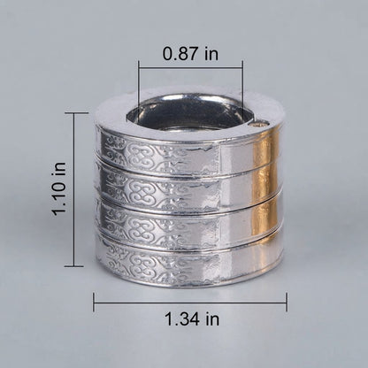 💍Transformable EDC ring—combines self-defense and emergency window-breaking functions; suitable for outdoor carry
