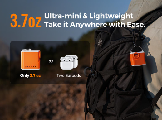 🔋Rechargeable mini electric camping air pump
