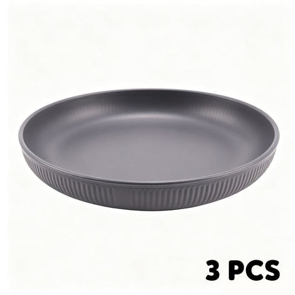 🍽️ Never Worry About Broken Dishes Again! Unbreakable Wheat Straw Dinner Plates 🌾✨