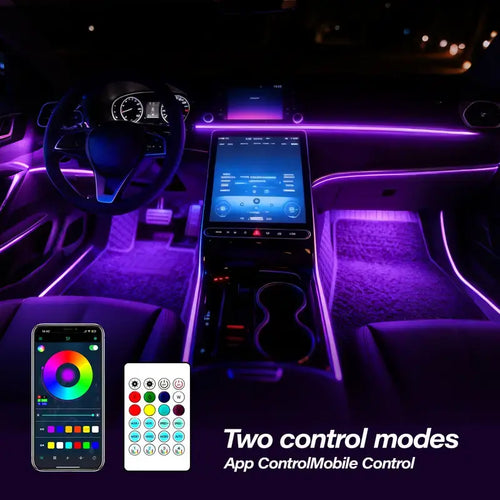 💡🚗 Smart LED Interior Car Lights, DIY Mode
