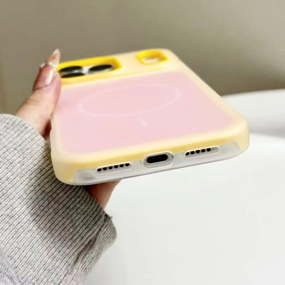 📱Candy-colored magnetic two-in-one phone case for iPhone 17 Pro Max Jelly Shell