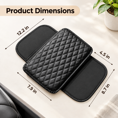 🚗Multi-functional car armrest box mat (with built-in storage bag)