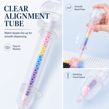 Push-Type Perler Beads Dispenser Pen