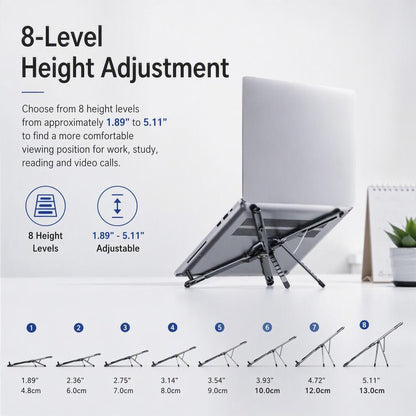 Magnetic Portable Multi-Functional Tablet, Phone, And Laptop Stand
