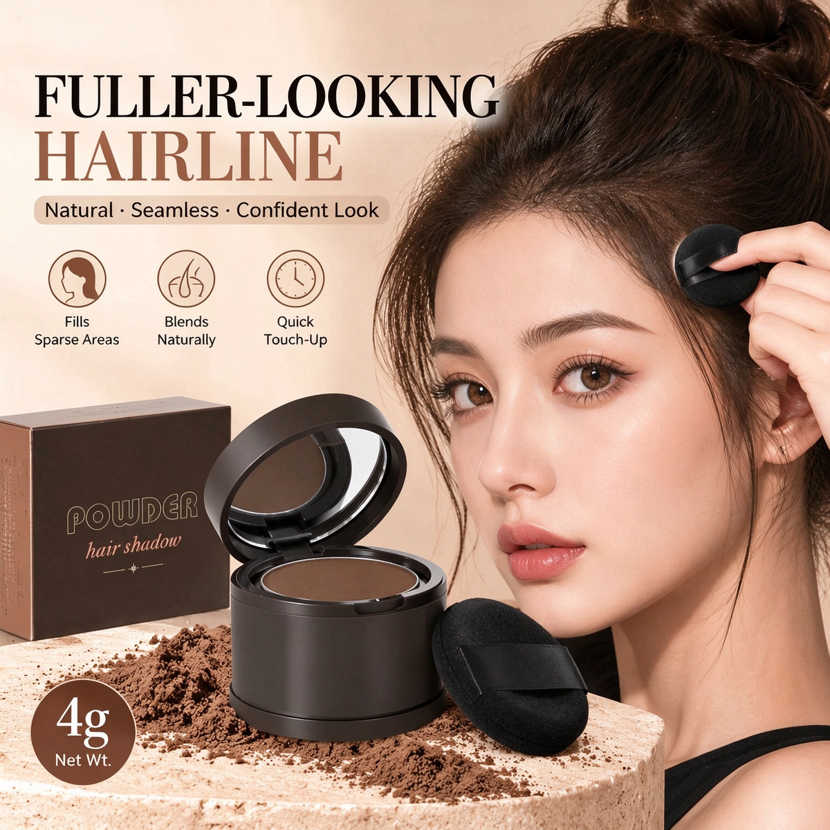 Hair coloring powder
