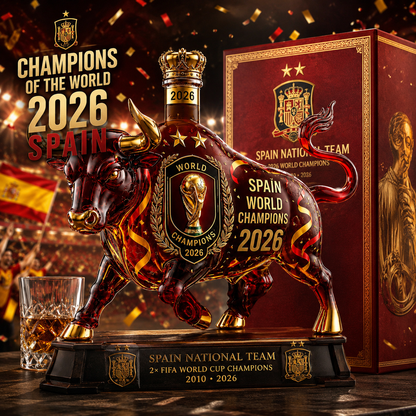 🏆 Exclusive Spain 2026 World Champion Commemorative Bottle