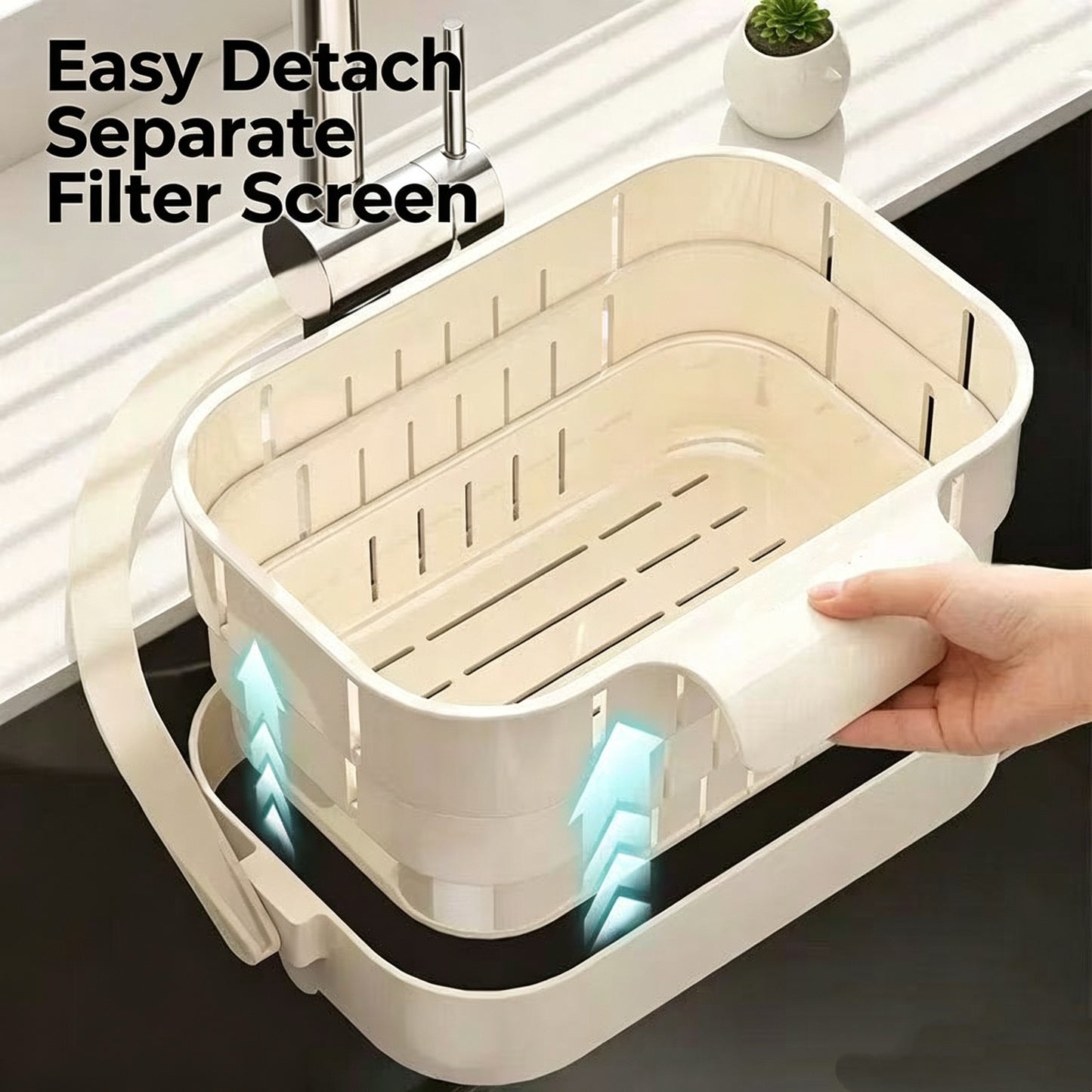 Foldable Hanging Kitchen Sink Drain Basket