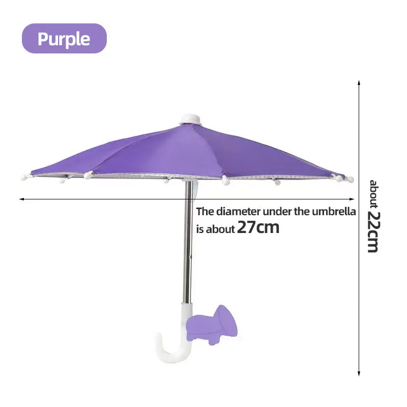 🌂 Universal Adjustable Piggy Umbrella Suction Cup Phone Stand