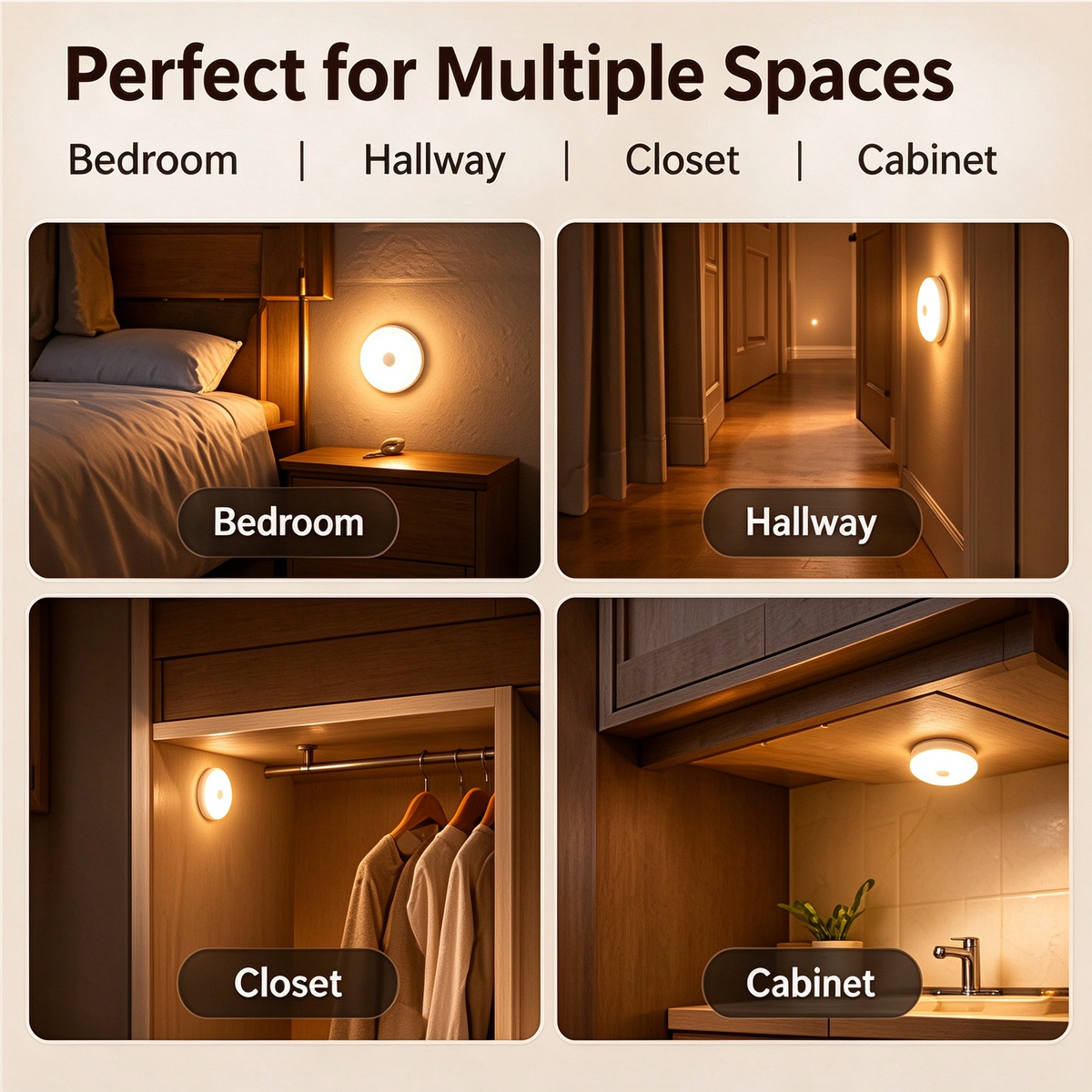 💡Magnetic Induction-Charging Night Light(2 Pack)